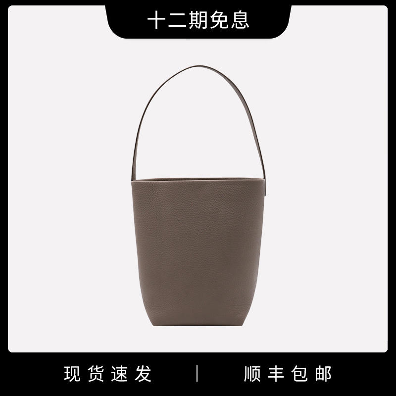 In Stock 2026 New Genuine Leather Bucket Bag Women's Bag Simple Style Shoulder Handbag Large Capacity Tote Bag