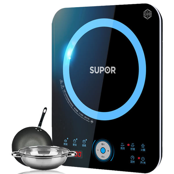 苏泊尔 IH02E9-210 智能电磁炉 2100W 聚划算+优惠券折后￥179包邮（￥229-50）N个赠品