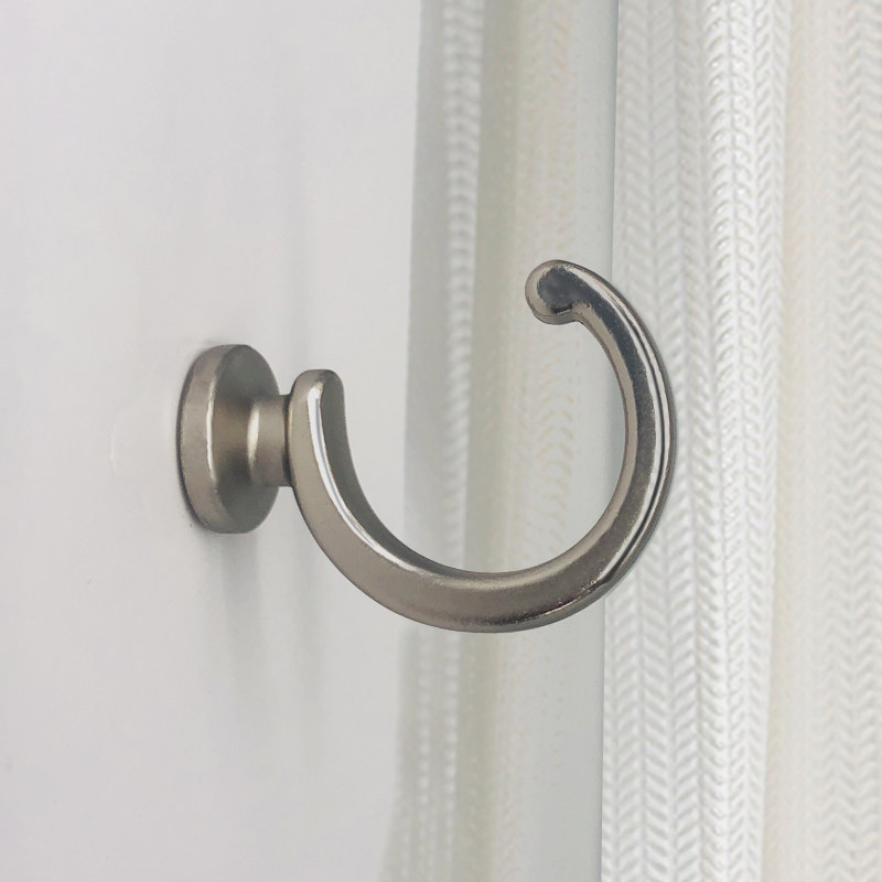 Hole-free curtain hook wall hook a pair of fixed curtain hook straps curtain wall hook wall hook Nordic simple