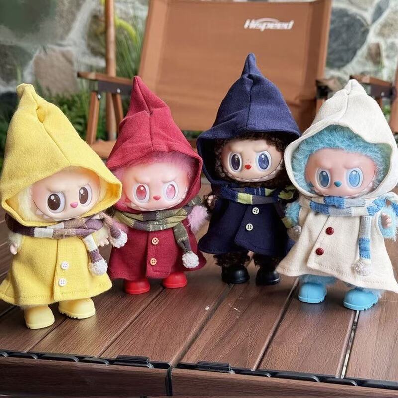 Labubu Doll Clothes Labubu 123 Generation Doll Clothes Magic Academy Cloak Set Includes Cloak, Scarf, and Shoes