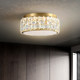 [Starry Sky]All-Copper Ceiling Lamp, Bedroom Lamp, New Style Lighting Fixture, Simple Modern Elegant Room Lamp, Light Luxury Crystal Lamp