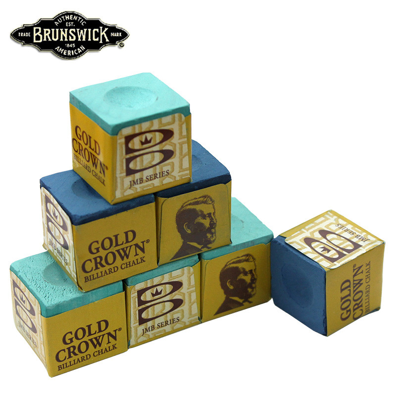 American Brunswick Golden Crown Chocolate Powder Snooker Club Gun Powder Chinese Black Eight 8 American Nine Club Powder