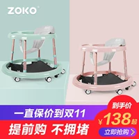 Xe tập đi cho bé ZOKO 6 / 7-18 tháng bé trai chống đẩy rollover có thể ngồi đa chức năng xe đẩy baobaohao