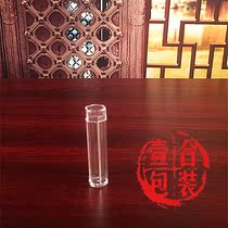 Cordyceps sinensis Diamond tube acrylic medicinal powder transparent tube Cordyceps a special sale