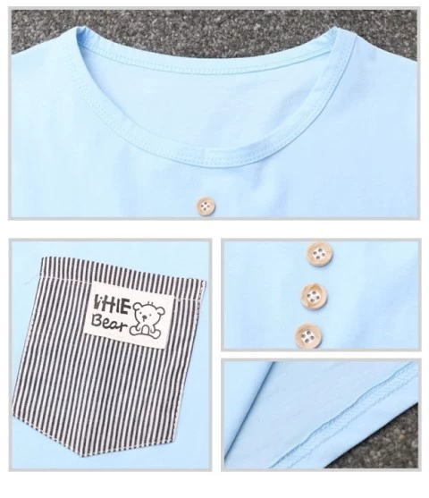 Mười chàng trai dẫn đầu áo thun ngắn tay 8 cotton dài tay 9 học sinh trung học 10 trẻ lớn 12-15 tuổi trai trẻ em trai quần áo - Áo phông dài
