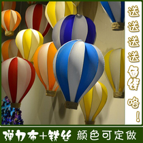 Christmas beauty Chen new color hot air balloon wedding decoration window beauty Chen props shopping mall atrium hanging hot air balloon