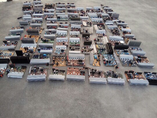 Dismantling second-hand power amplifier boards, bulk sales, cheap processing, pure rear stage, high power 2 5 7 channels