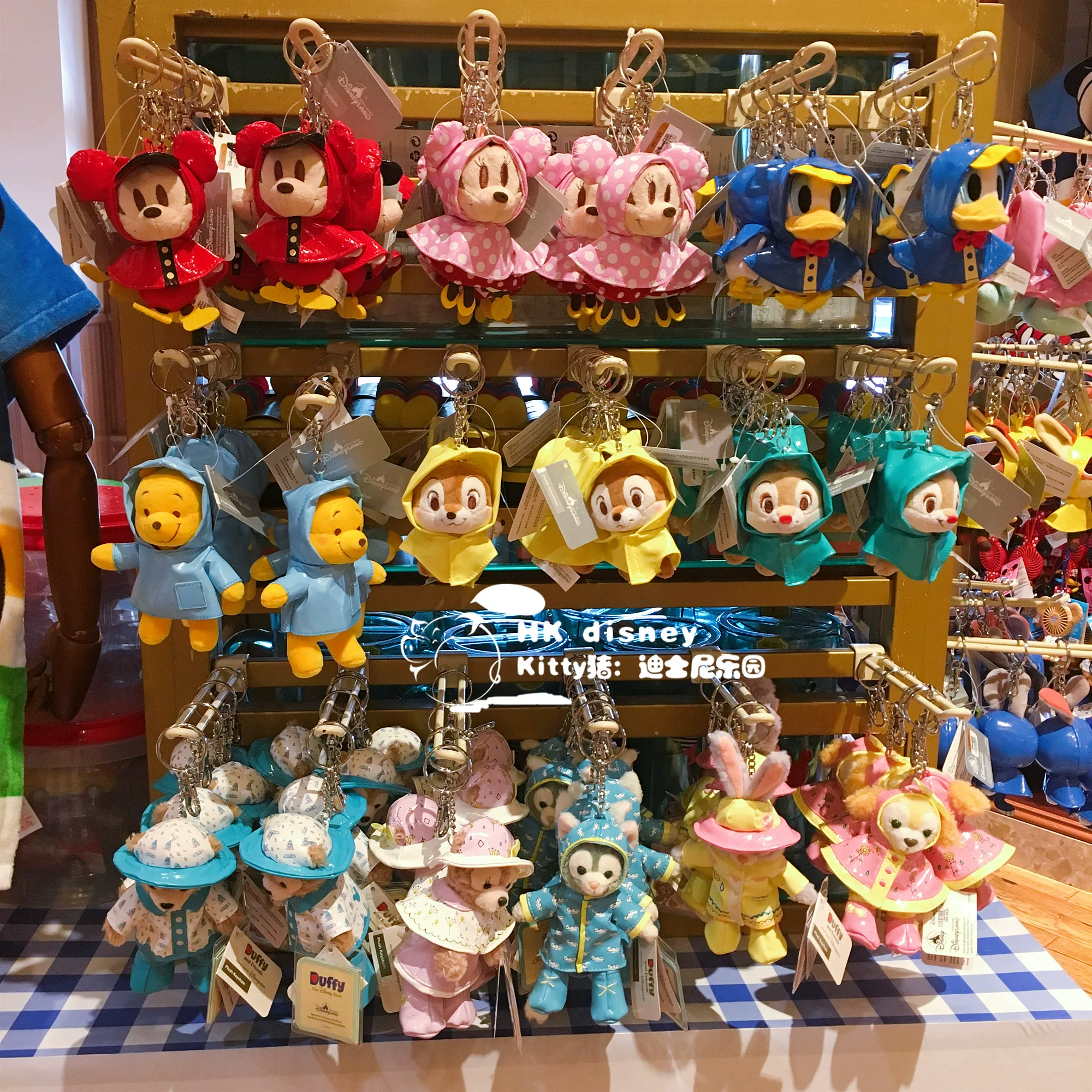 Disney, plush raincoat, doll, pendant, Hong Kong