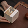 Gift porcelain ceramic antique antique built silver pot tea cup high-end packaging carton gift box empty box