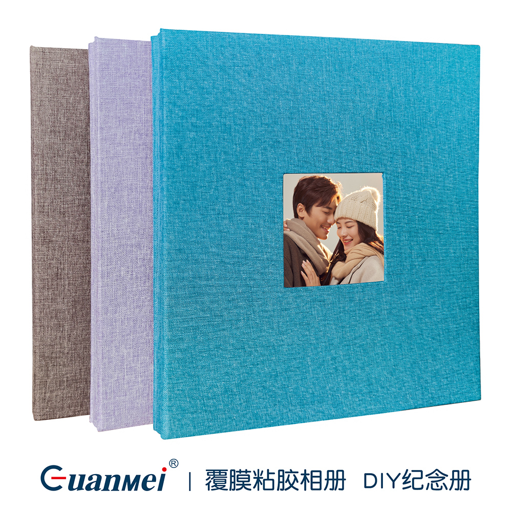 Guangmei Hemp Cloth Noodles 10 Inch Baby Growth Commemorative Album Creative Gift Diy Film Adhesive of Comic Book Graduation Register