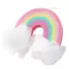 Rainbow bath sponge rub custom shape double-sided rainbow children's bath bubble sponge rub Bath rub