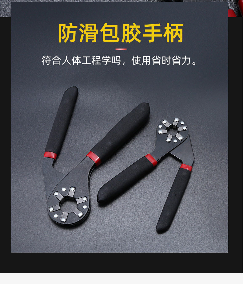 Гаечный ключ 多功能梅花魔术扳手多功能扳手活扳手扭力活动扳手可夹持外六角 QIAN