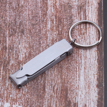 Nail Clippers stainless steel ultra-thin folding nail clippers portable household nail scissors male cute creative chain keychain