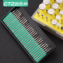 Jade carving tool head grinding head set electric emery drill Emerald text play grinding 2 35 Jade carving grinding needle