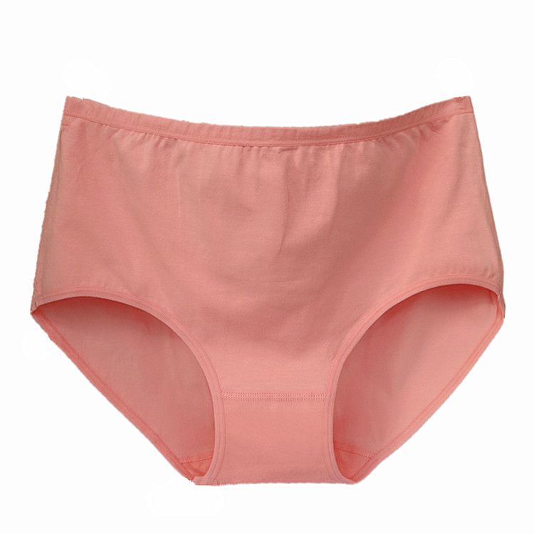 Quần lót bà bầu năm tam giác cotton trung niên eo cao cộng với mập cộng với size quần cotton siêu rộng đồ lót xuất khẩu