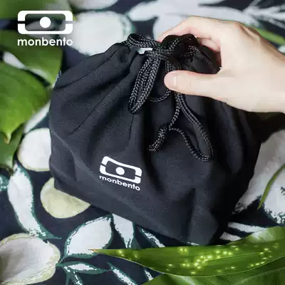 French Monbento colorful bento bag Japanese bento with drawstring storage bag Portable small bag