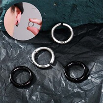 Korean version of ear clamp without ear hole single male and female earring ear ornaments student titanium steel 2021 New without ear hole