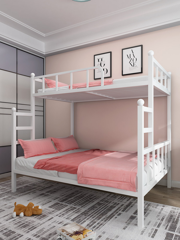 Iron frame bed mother bed low and low bed wrought iron upper and lower bed bunk bed bunk bed adult family