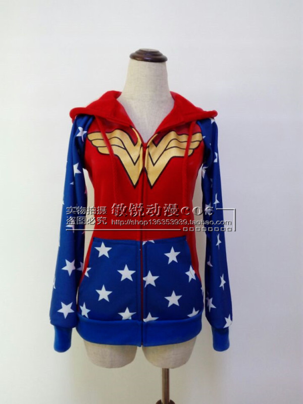 Wonder Woman, Superman Vs. Batman, Movie and Tv Merchandise, Cosplay, Wonder Woman Sweatshirt, Jacket, Hoodie