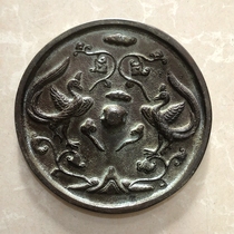 Antiques and miscellaneous collections antique bronze mirrors double-crane bronze mirrors handicrafts and ornaments