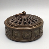 Antiques and miscellaneous collections antique Qianlong year-made twelve zodiac incense burners handicrafts and ornaments