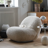 Мягкое одинарное кресло Moonlight абрикосового цвета