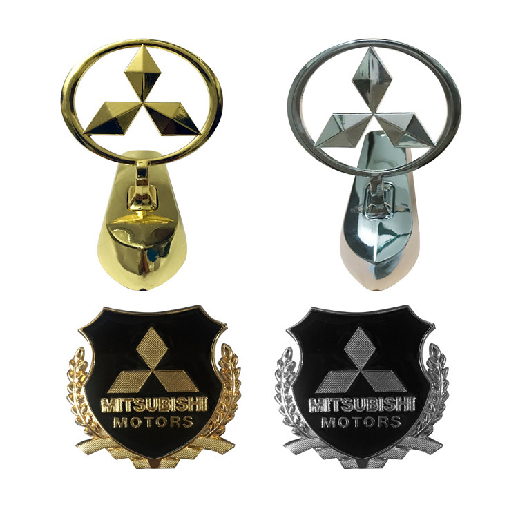 Suitable for Mitsubishi Cheetah Black King Kong V31 V33PAJEROV73 standard modified hood personality car logo