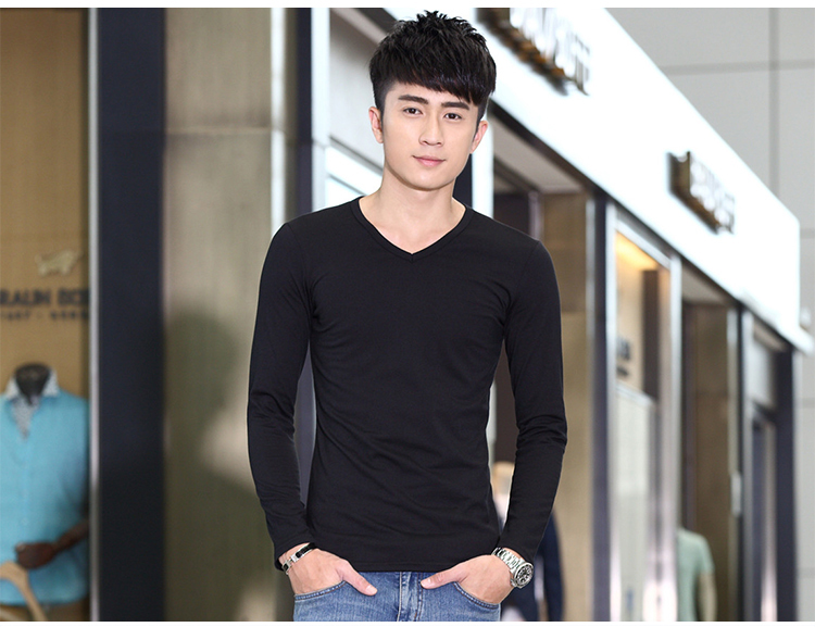 Áo sơ mi nam cotton dài tay áo thun dài tay mùa xuân đẫm máu mùa thu và mặc mùa thu mới 2018 áo mới mùa thu áo đất txu áo oversize nam
