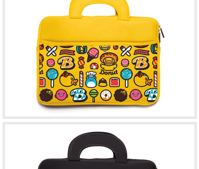 Bduck nhỏ vịt màu vàng táo túi máy tính xách tay 13 inch MacPro / Air liner túi xách túi phẳng - Phụ kiện máy tính xách tay miếng dán bàn phím máy tính casio