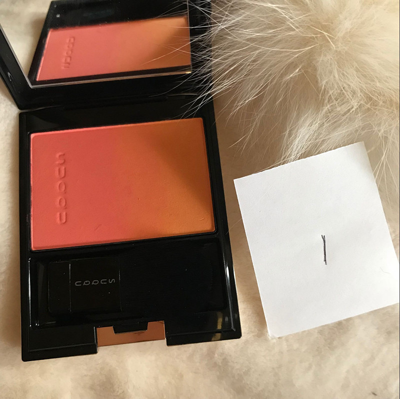 Suqqu2017 gradient blush Nhật Bản khả năng sửa chữa truy cập bóng cao rouge 101 đòn núi nặng EX01 Ming màu cam phấn má the saem