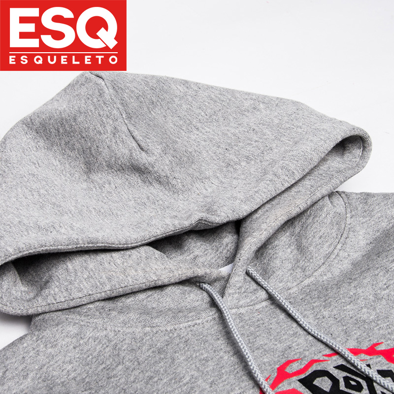 Esqueleto Trendy nam thời trang Casual Hood in áo trùm đầu 156M03SA09.