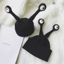 Autumn and winter baby wool cap 6-24 months baby cap for men and women children cute insect big eye knitted hat