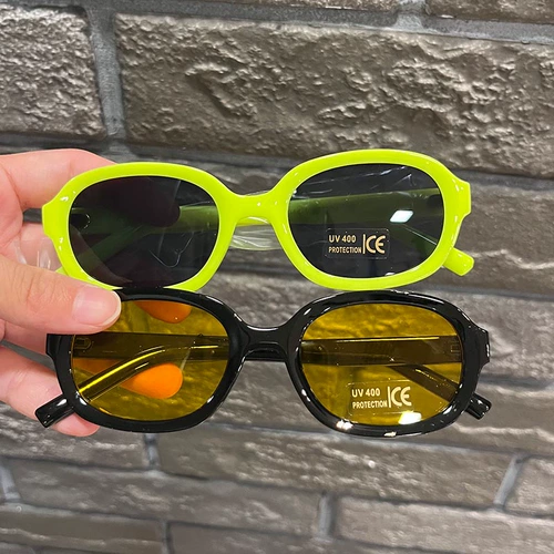 Детские модные солнцезащитные очки для мальчиков в стиле хип-хоп, в корейском стиле