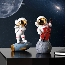 Creative band astronaut astronaut model ornaments living room office boys childrens room desktop decoration