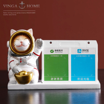 Creative shop opens gifts home living room accessories cashier cash cat ornaments space hair cat gifts