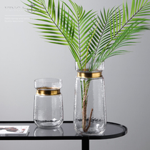 Nordic Creativity Transparent Glass Vase Eu Style Adornment Living Room Themed Dining Room Floral Floral Ware Pendulum
