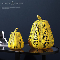 Grass-room Mass Pumpkin Pendulum the animal Nordic minimalist office Sample House Wine Cabinet Hyun Guan Jiu Decoration Products