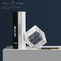 Creative Art Nordic Rubiks Cube Crystal Ornaments Office Study Porch Desktop TV Cabinet Home Soft Decoration