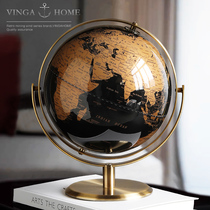 Creative globe ornaments office study desk living room porch TV cabinet wine cabinet home soft decorations
