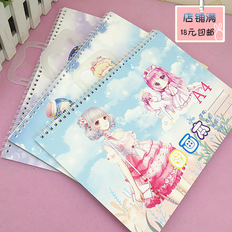 Miracle Warm Up Drawings Ben Painting This Hand-painted Graffiti Ben Children Loose-leaf Drawing Speed Writing Paper Sketching Blank