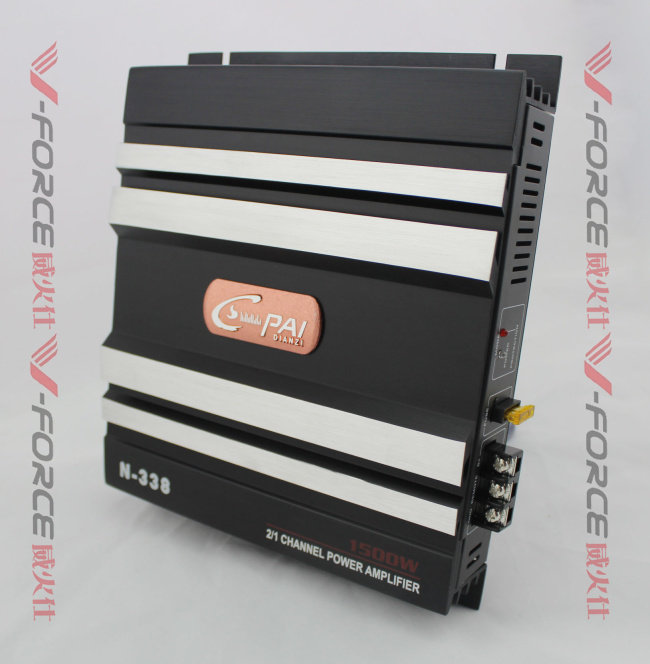 WUDI car audio amplifier super power 2 channels 1500W twoway car