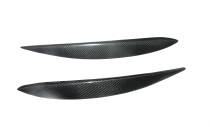 Suitable for 12 Honda Fit carbon fiber modified eyebrows carbon fiber eyebrows headlight decorative strip modification stickers