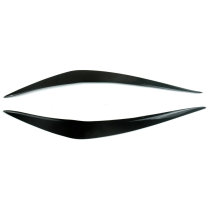 Suitable for BMW 1 Series F20 116i 118i M135 modified special bright black resin lamp eyebrow stickers