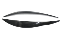 Suitable for BMW F30 carbon fiber modified eyebrows BMW F30 headlight eyebrow decorative stickers eyebrow stickers