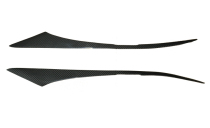 Suitable for Honda 7th generation Accord carbon fiber eyebrow lamp eyebrow headlight decorative strip modified eyebrow sticker