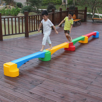 Balance beam kindergarten sensory integration early education wooden bridge training outdoor supplies amusement equipment early education vestibule vestibule