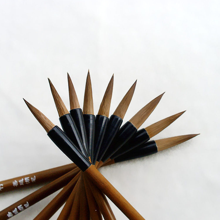 Refined Grand Lanzhu Students Calligraphy Writing Painting Wolverine Brush brush beginners practice twenty supports