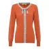 WDLS / Vidoras Navy Blue Elegant Elegant Pearl Pearl áo cardigan nữ hàn quốc Cardigan