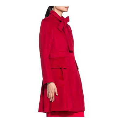 Cổng Pose cục Red Designlong Long Long Coat 