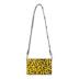 Diane von Furstenberg Thu Vàng Leopard in Fashion Lady dốc One-Shoulder Bag 